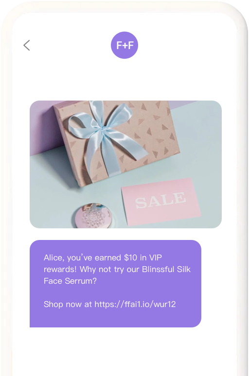 Automated SMS flow for Shopify customer events