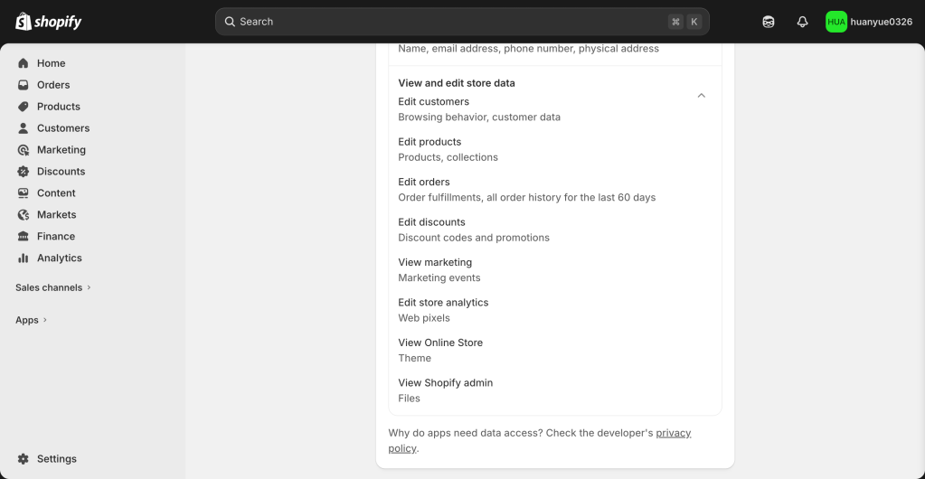 Review Permissions