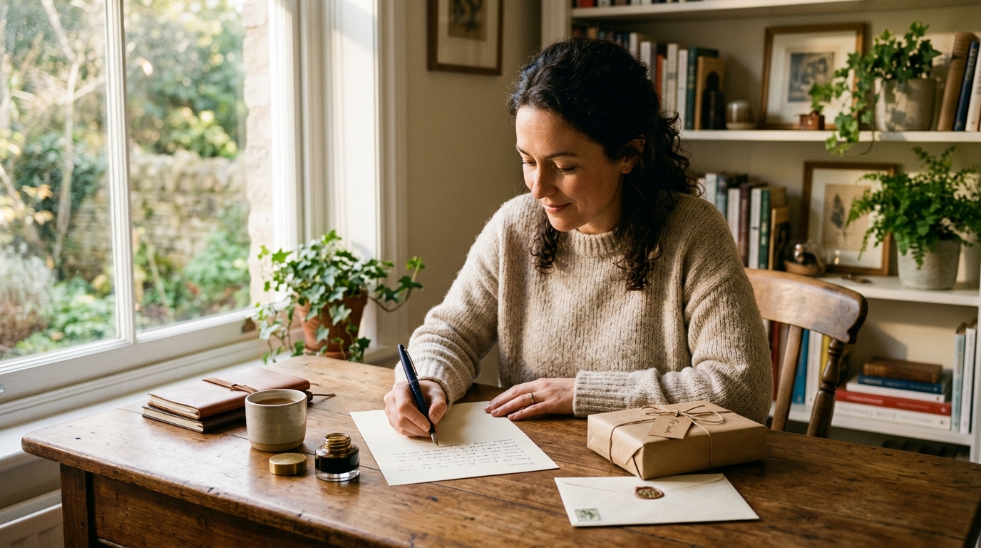 thank you for your business messages — 4 the handwritten note style