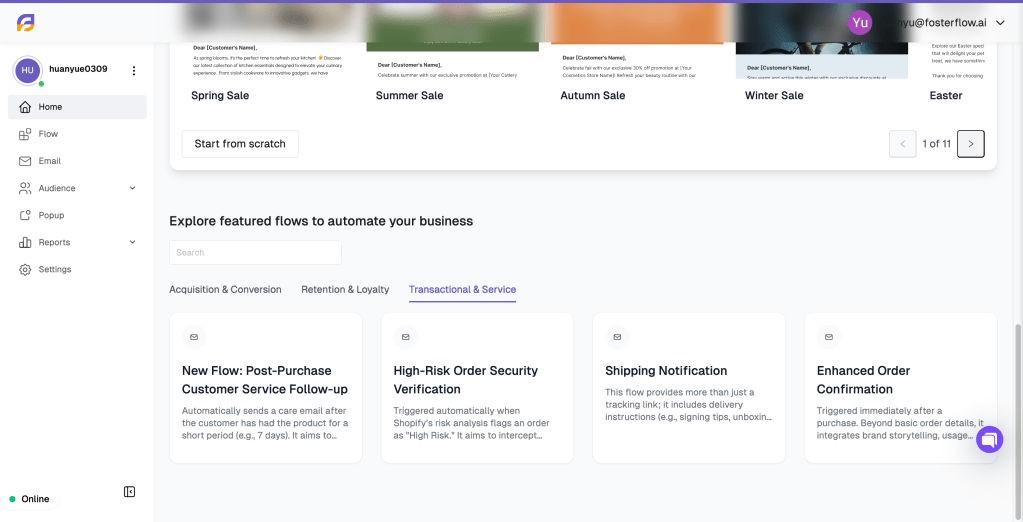 Transactional & Service
